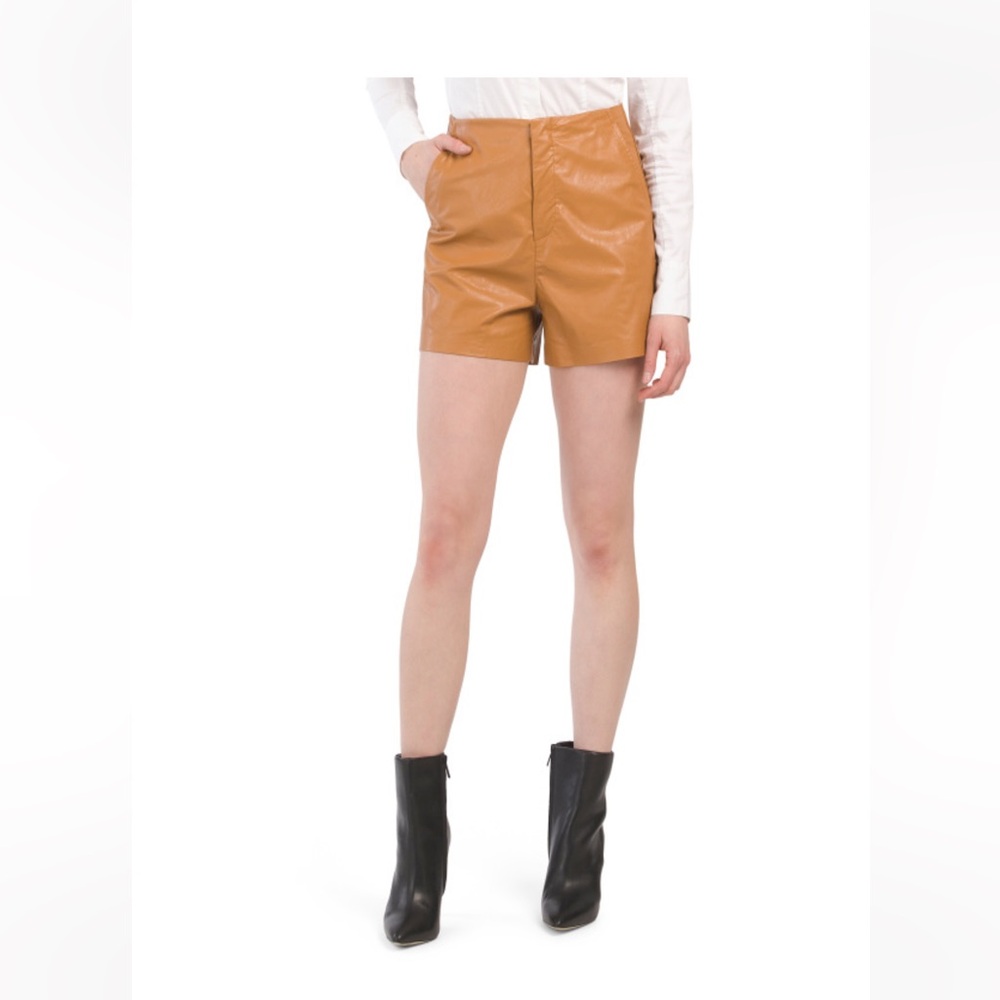 Joe's Jeans Johnnie Weightless Faux Leather Shorts